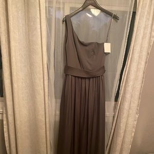 Vera Wang Collection One Shoulder Bridesmaid Dress